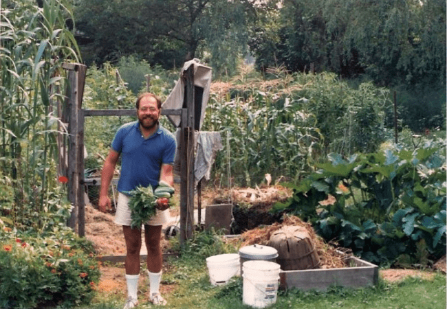 Charles Terranova In Garden