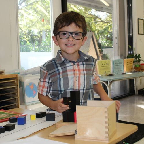 Child with Bionomial Cube