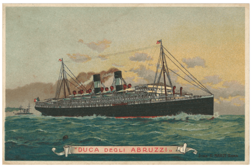 1 Duca degli Abruzzi Advertisement Card - front