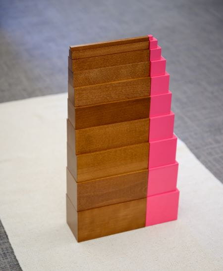The Montessori Brown Stair: Steps On the Way to Mathematical Understanding