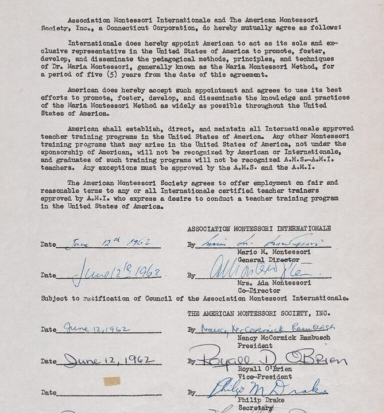 History of the American Montessori Society | AMS