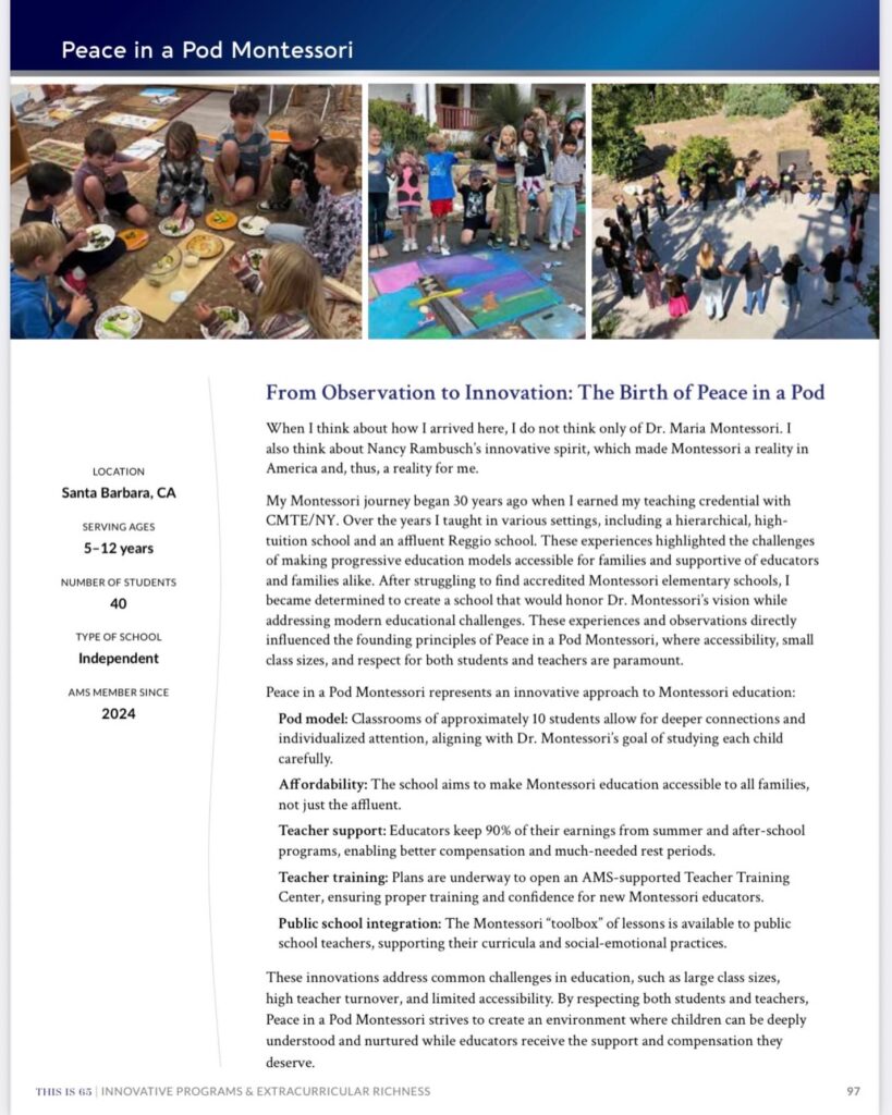 Peace in a Pod Elementary