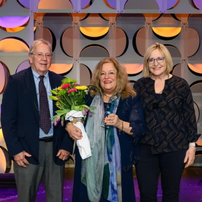 2024 AMS Living Legacy recipient, Gay Ward (and family), at The Montessori Event 2024 in Orlando, FL.